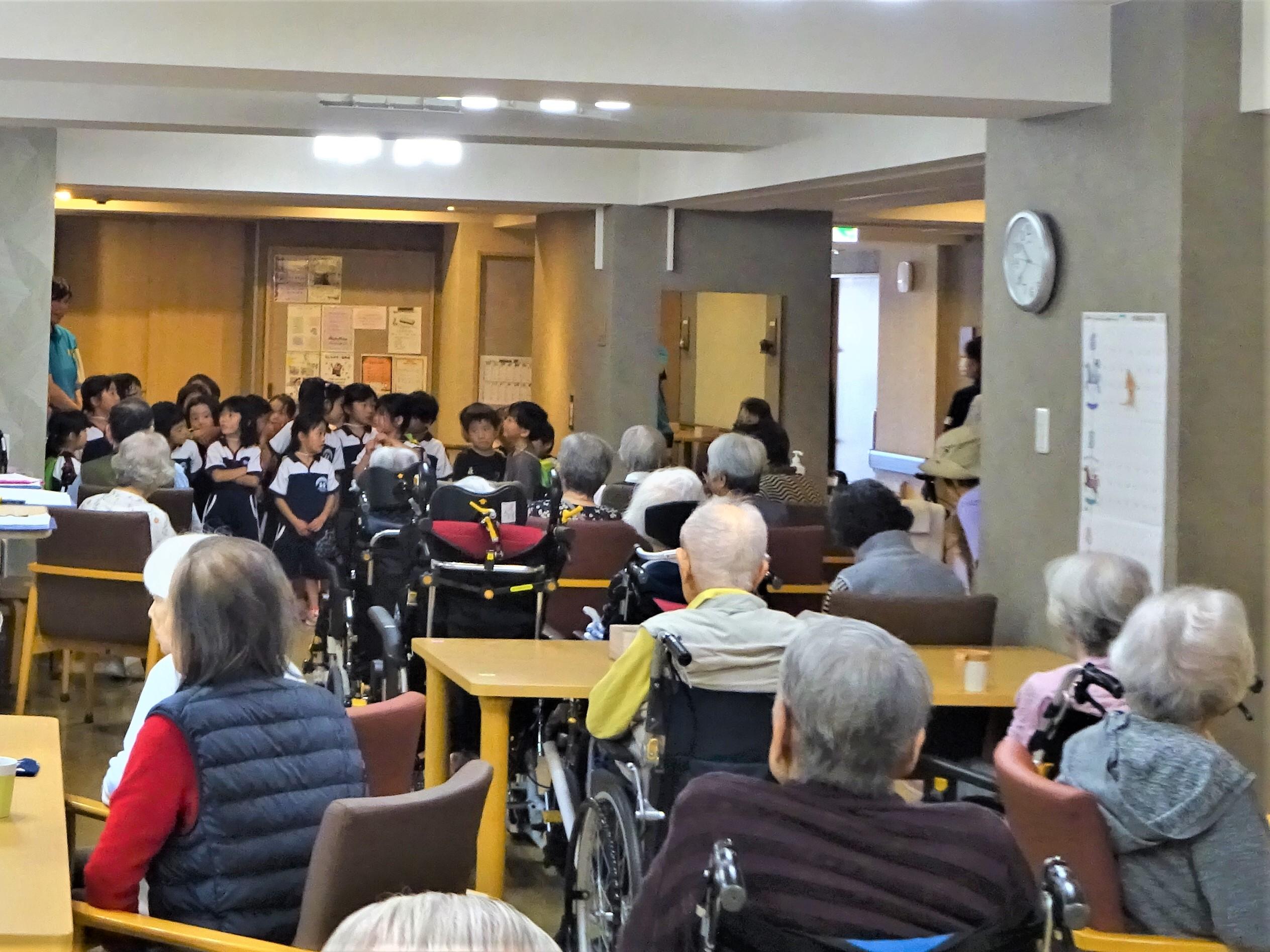 村岡保育園の園児さんがやって来た！