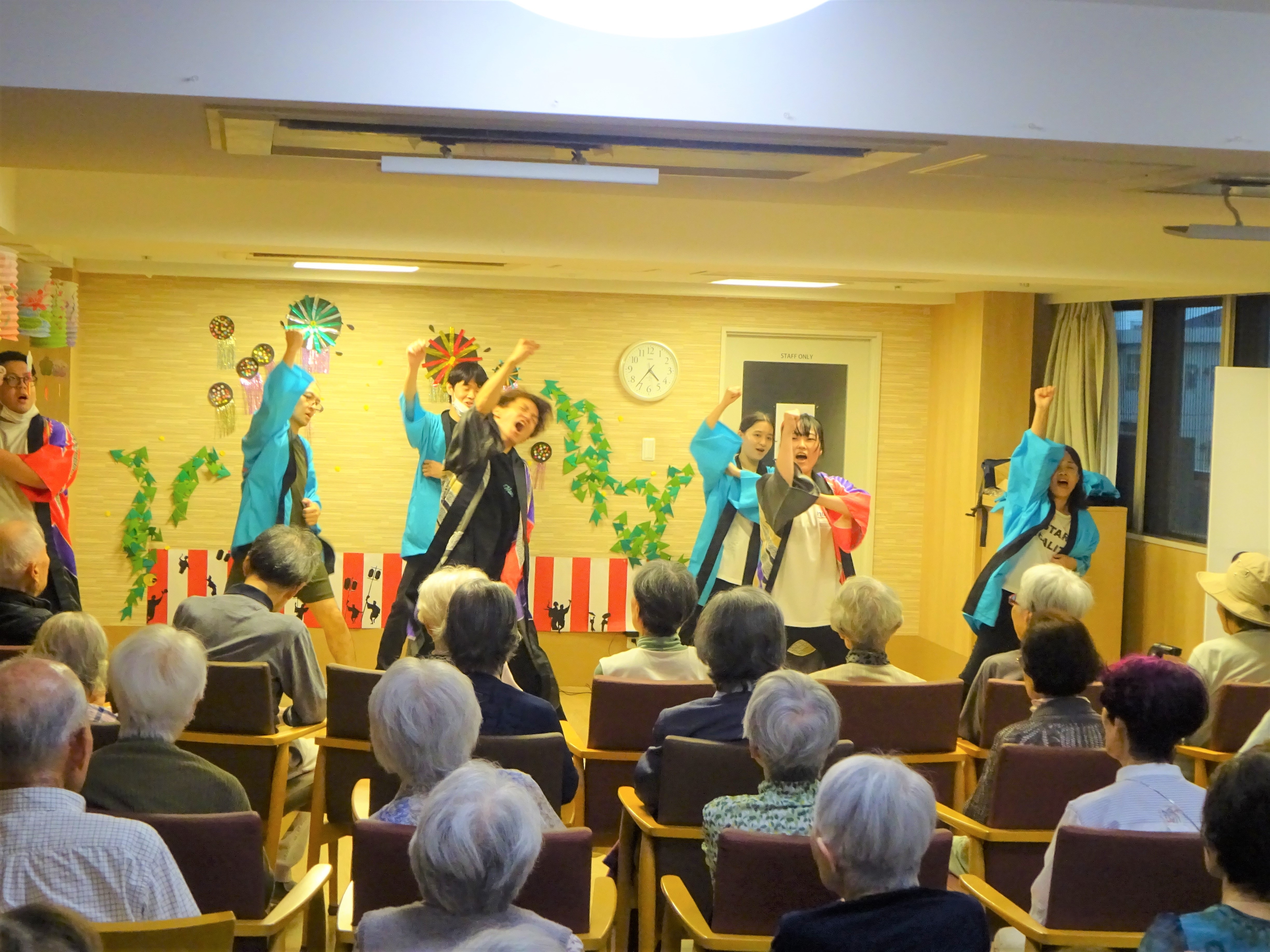 第二段夏祭り「ソーラン踊り」