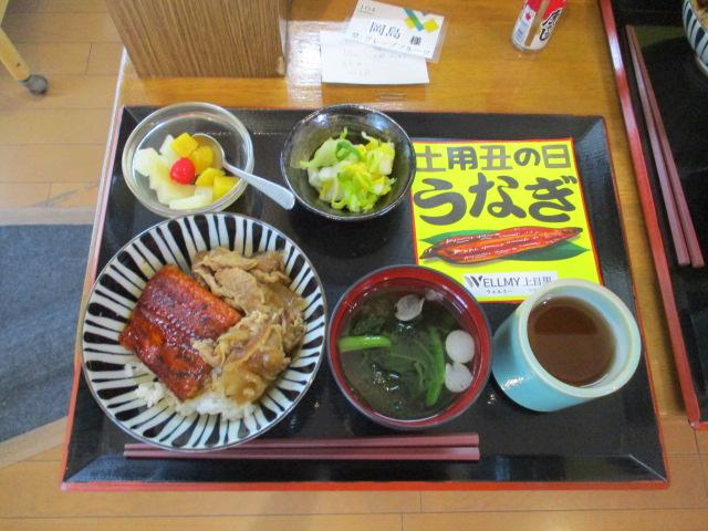 用の丑の日にうなぎを楽しみ、朝顔の飾りで夏を感じるひととき