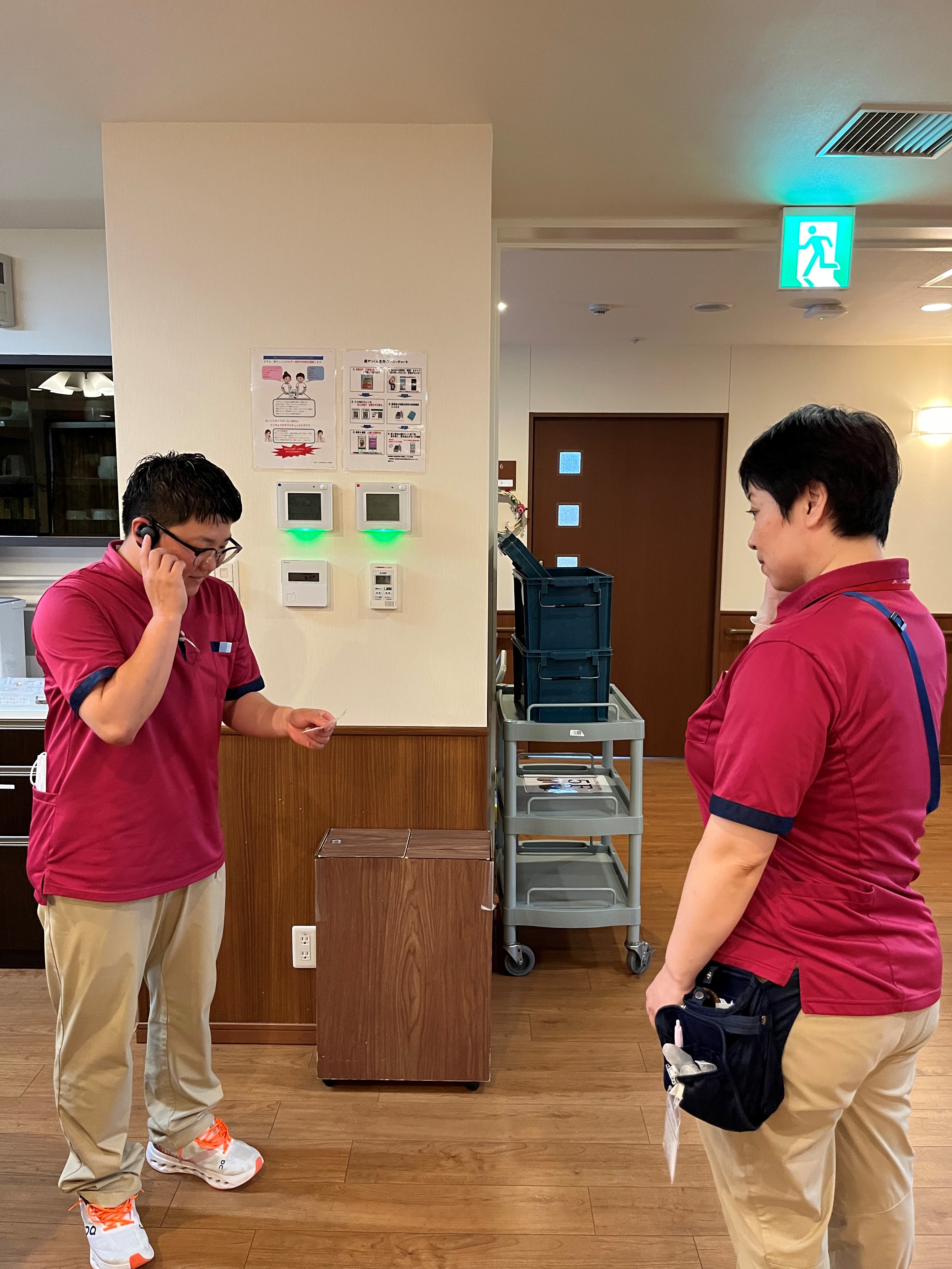 【安全な服薬支援】インカム活用で誤薬ゼロに取り組んでいます！！