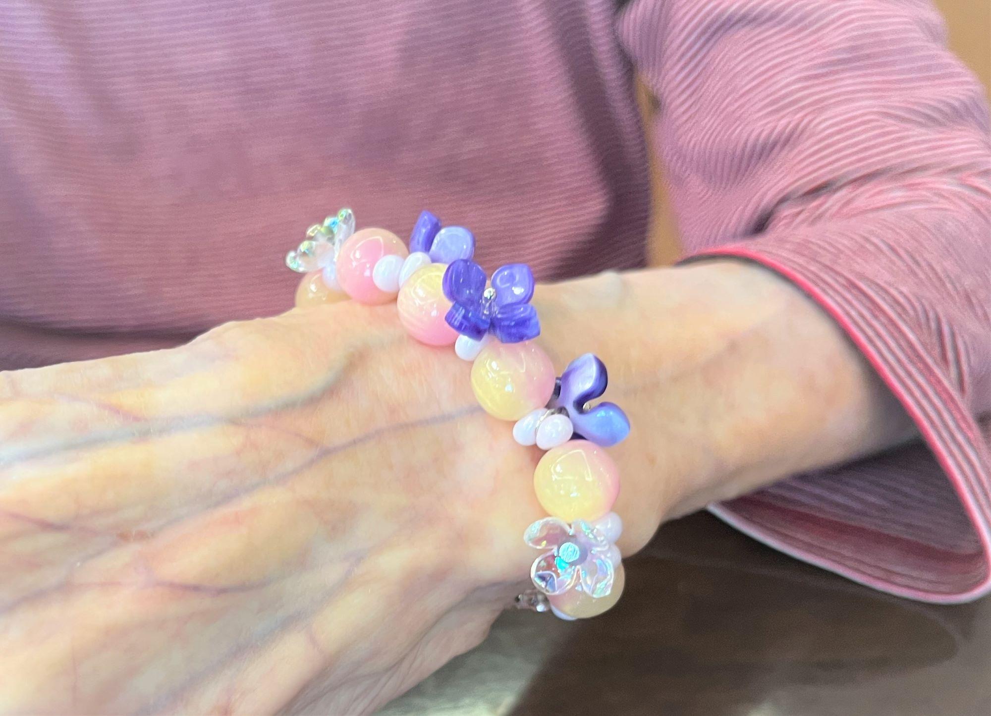 初夏にきらめく、紫陽花色のアクセサリー