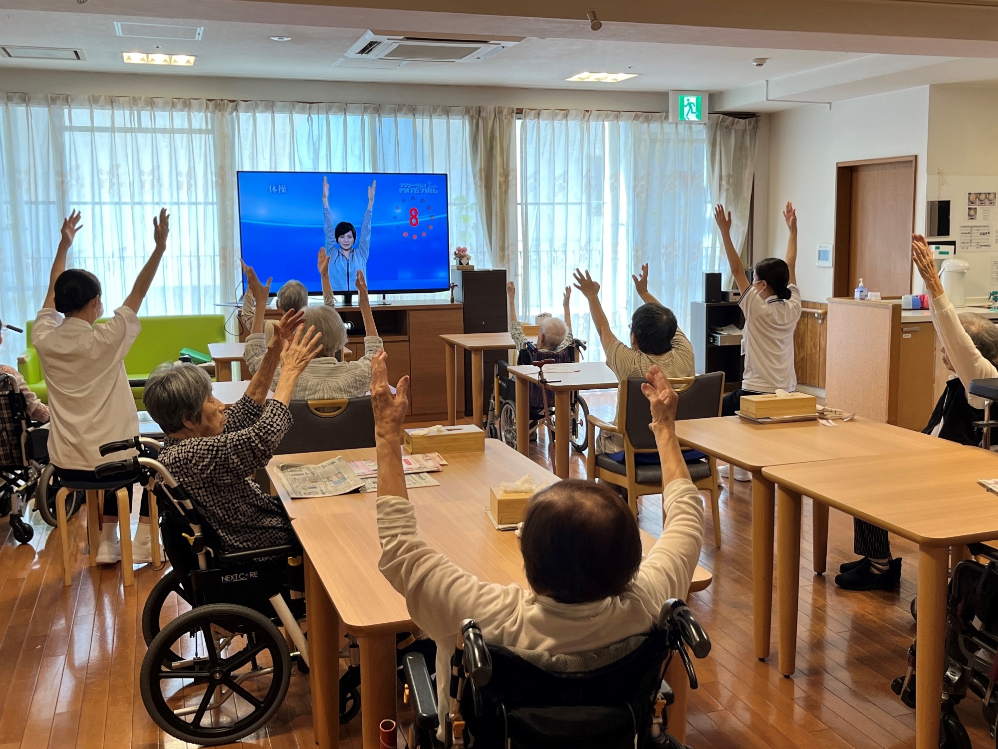若い力が事業所に元気を届けてくれました‼