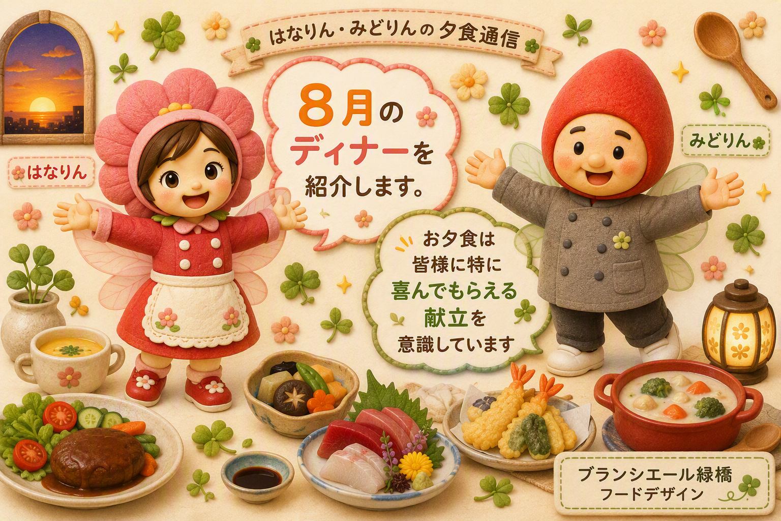 【BC緑橋】8月の人気ディナー便り～お刺身三点盛から豚カツまで～