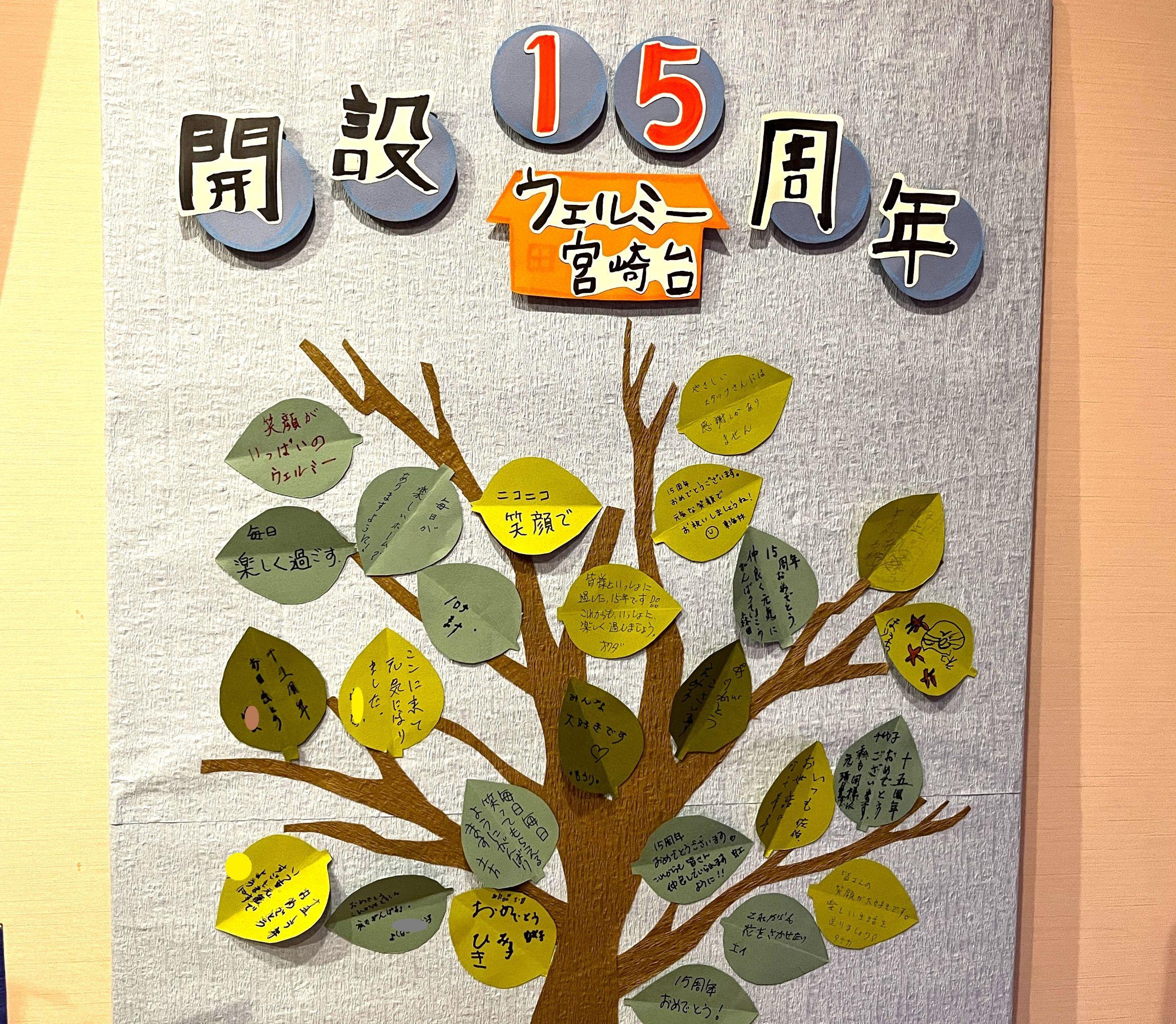 【#15周年】メッセージボードを作りました