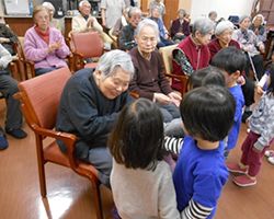 保育園の発表会 