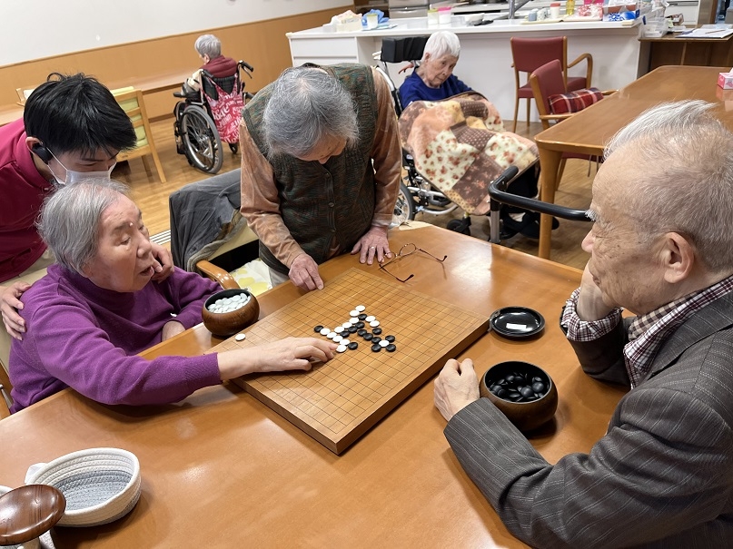 三人で五目並べ♪