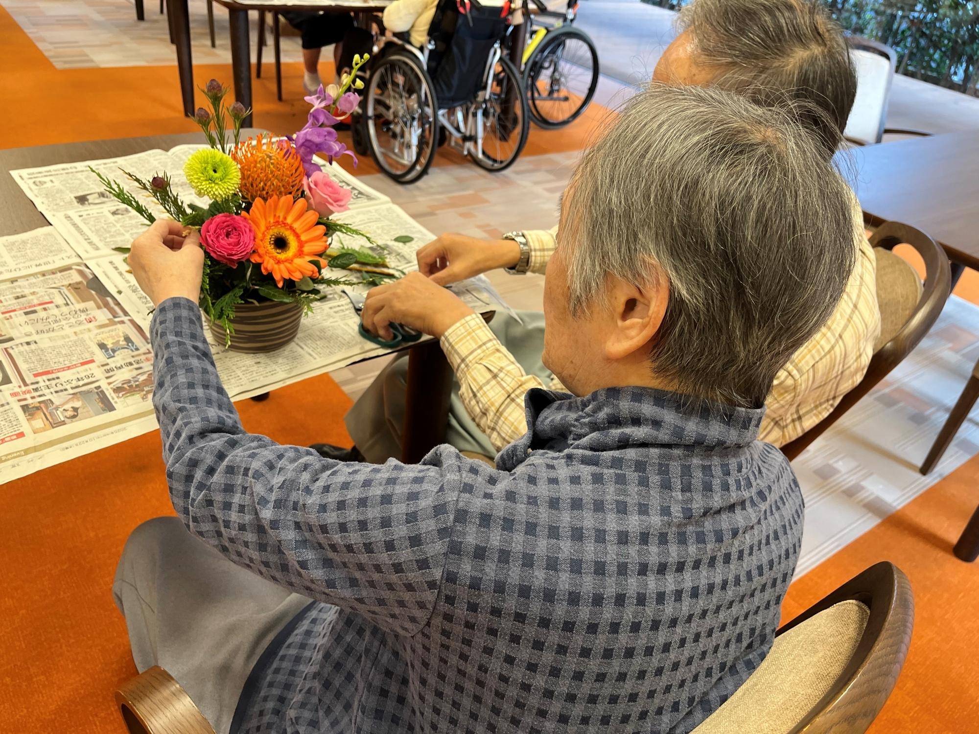 ご夫妻でアレンジメント2511y7jpg