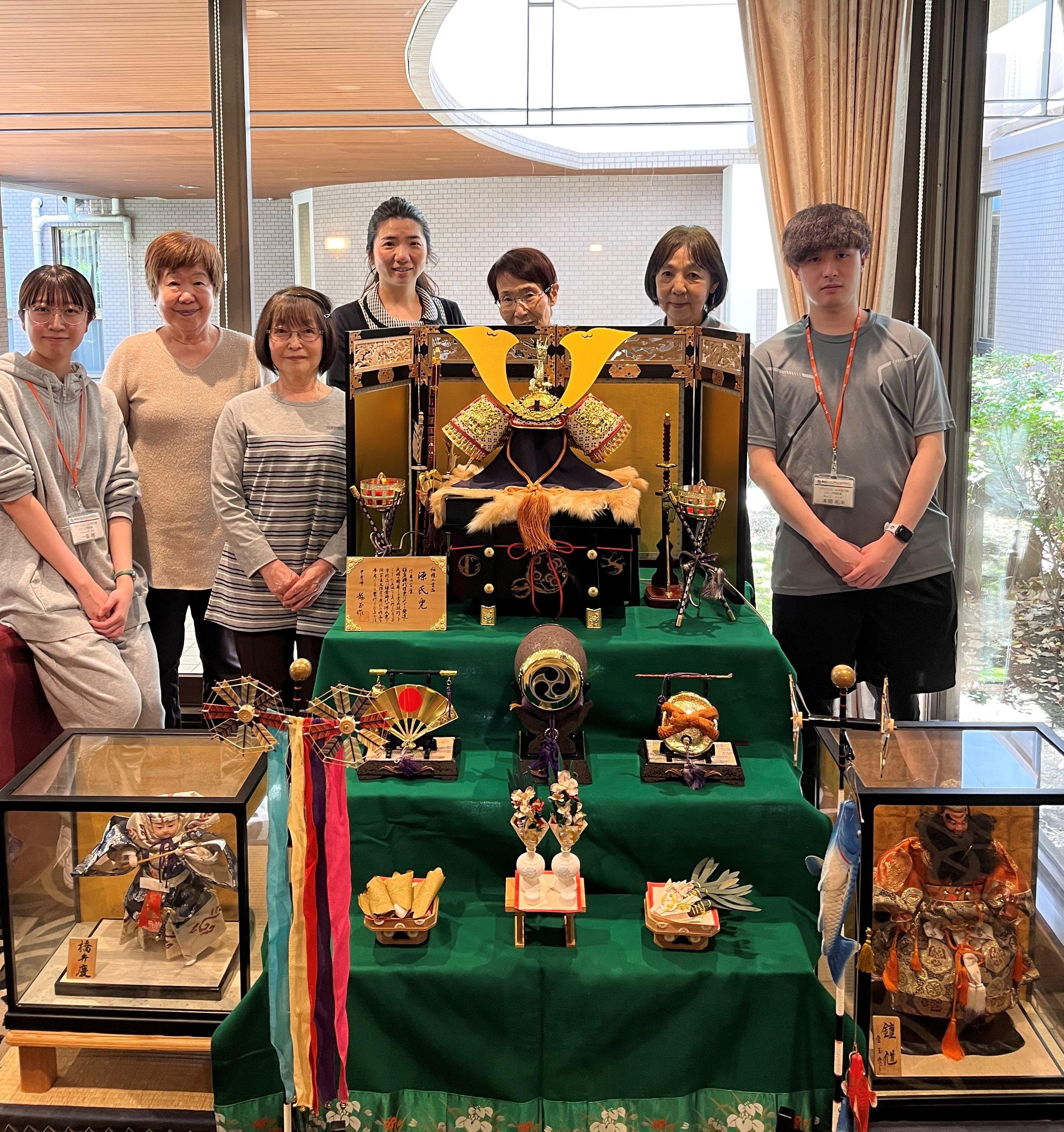 五月人形お飾り