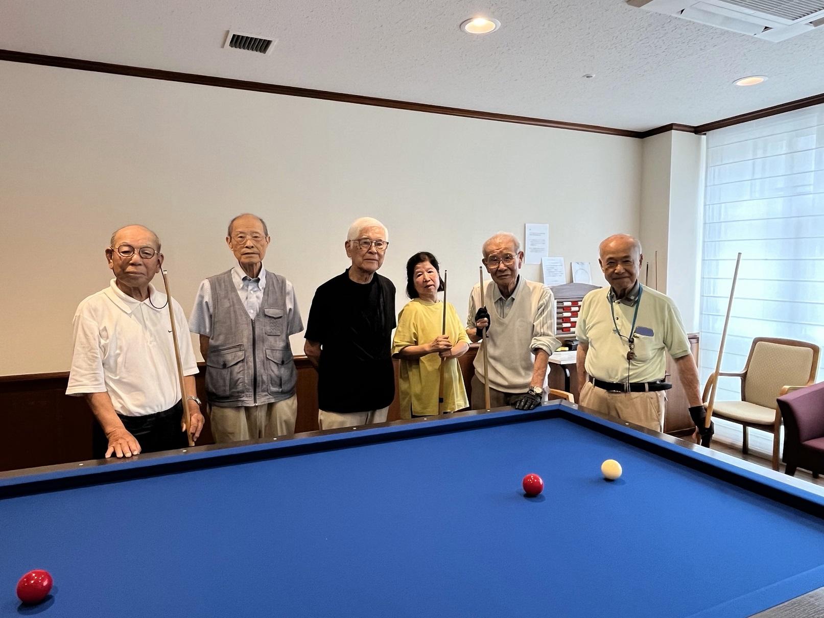 🎱祝・ビリヤード台デビュー！始球式を開催しました🎉