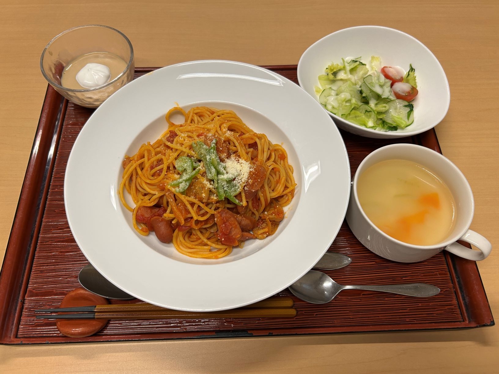 ◆7月　季節や行事に合わせた食事と好評のナポリタン