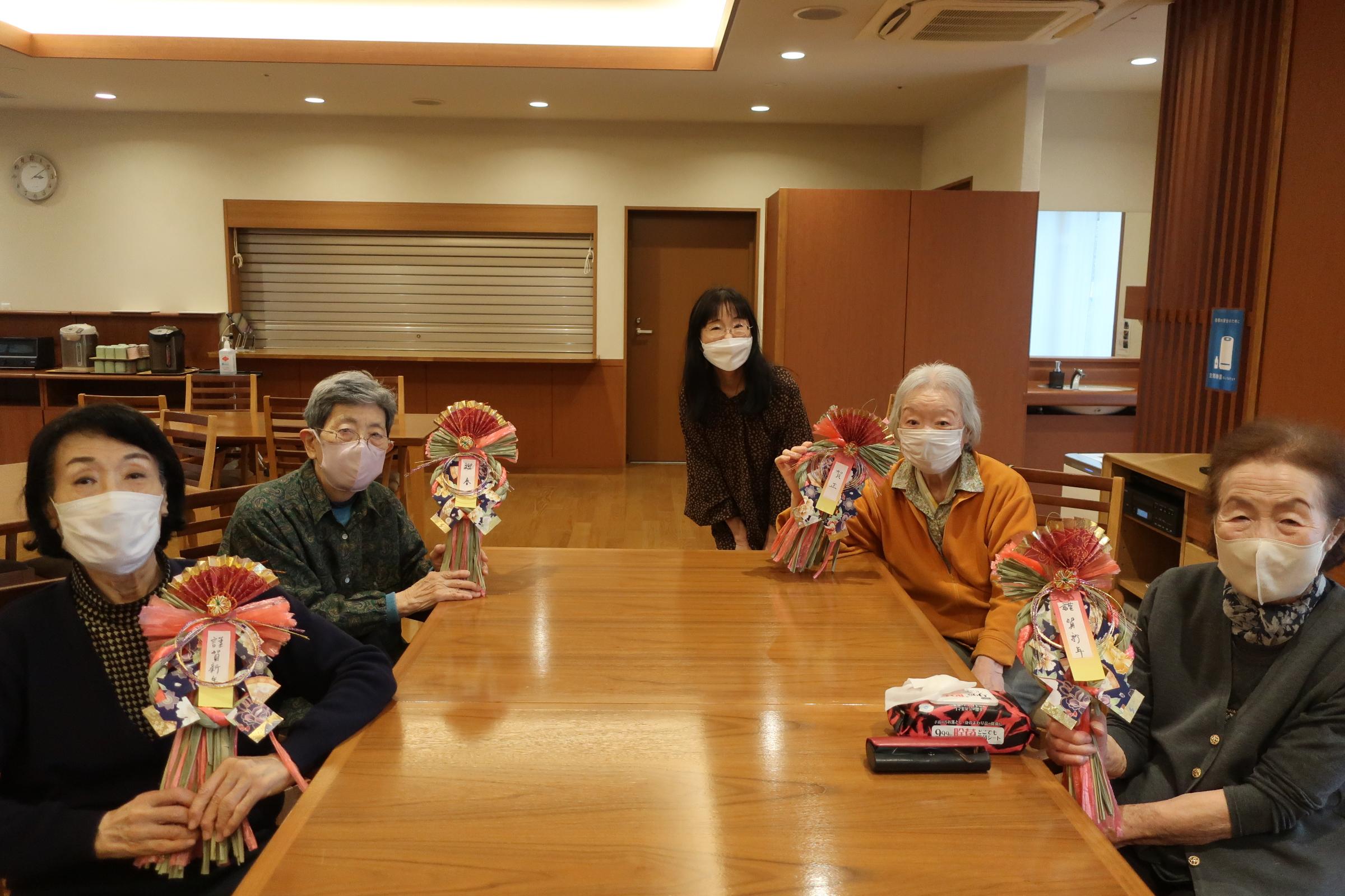 しめ縄飾り作成会