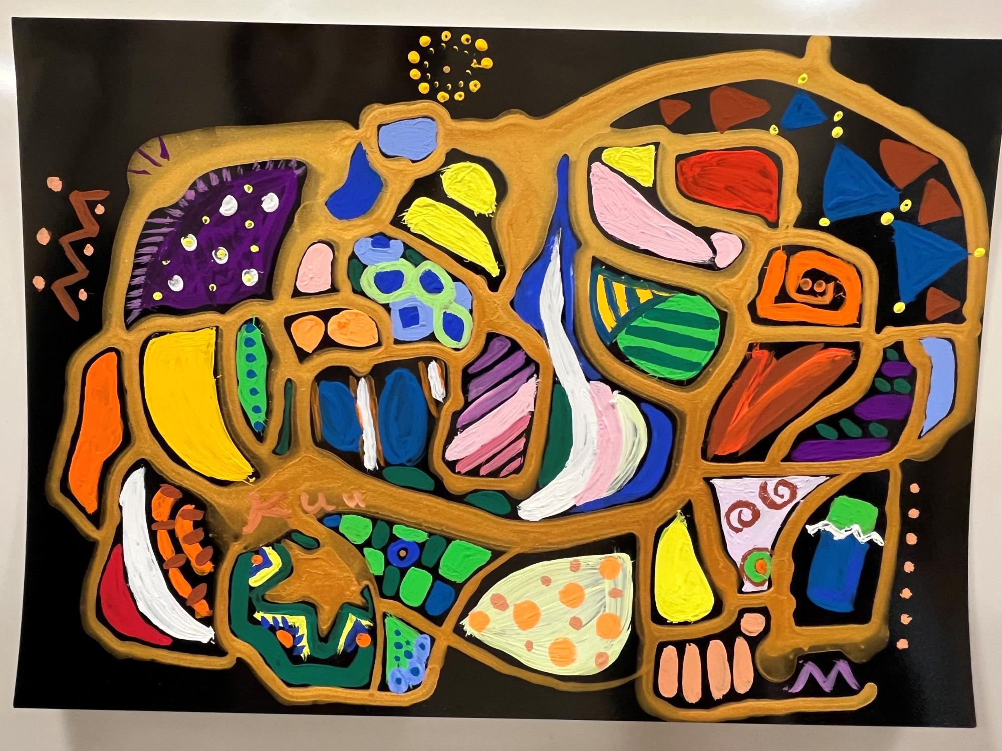 色のアラベスク　～臨床美術～