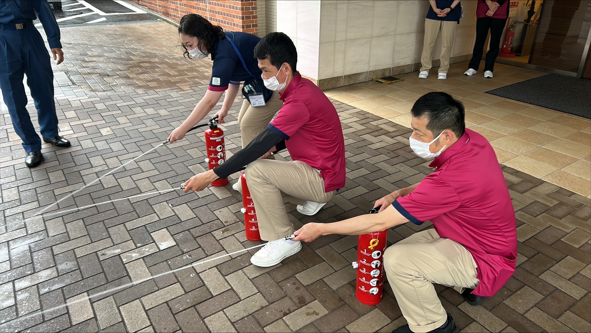 水消火器訓練①