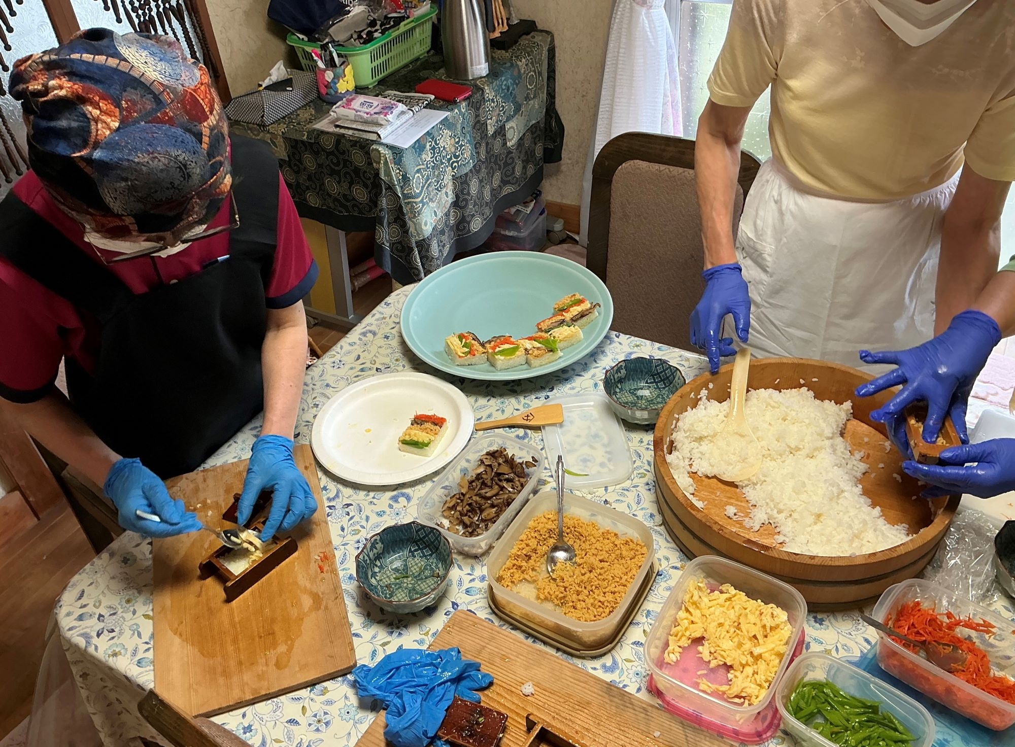 郷土料理「田舎寿司」を作りました。